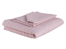 L'essentiel linge de maison Dublin - Powder Juego de colcha doble